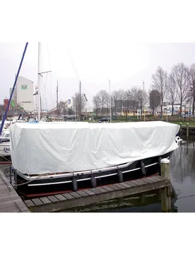 Tarpaulin 250g/m2 White 6 x 8 m unisex - Talamex - FashionsVida