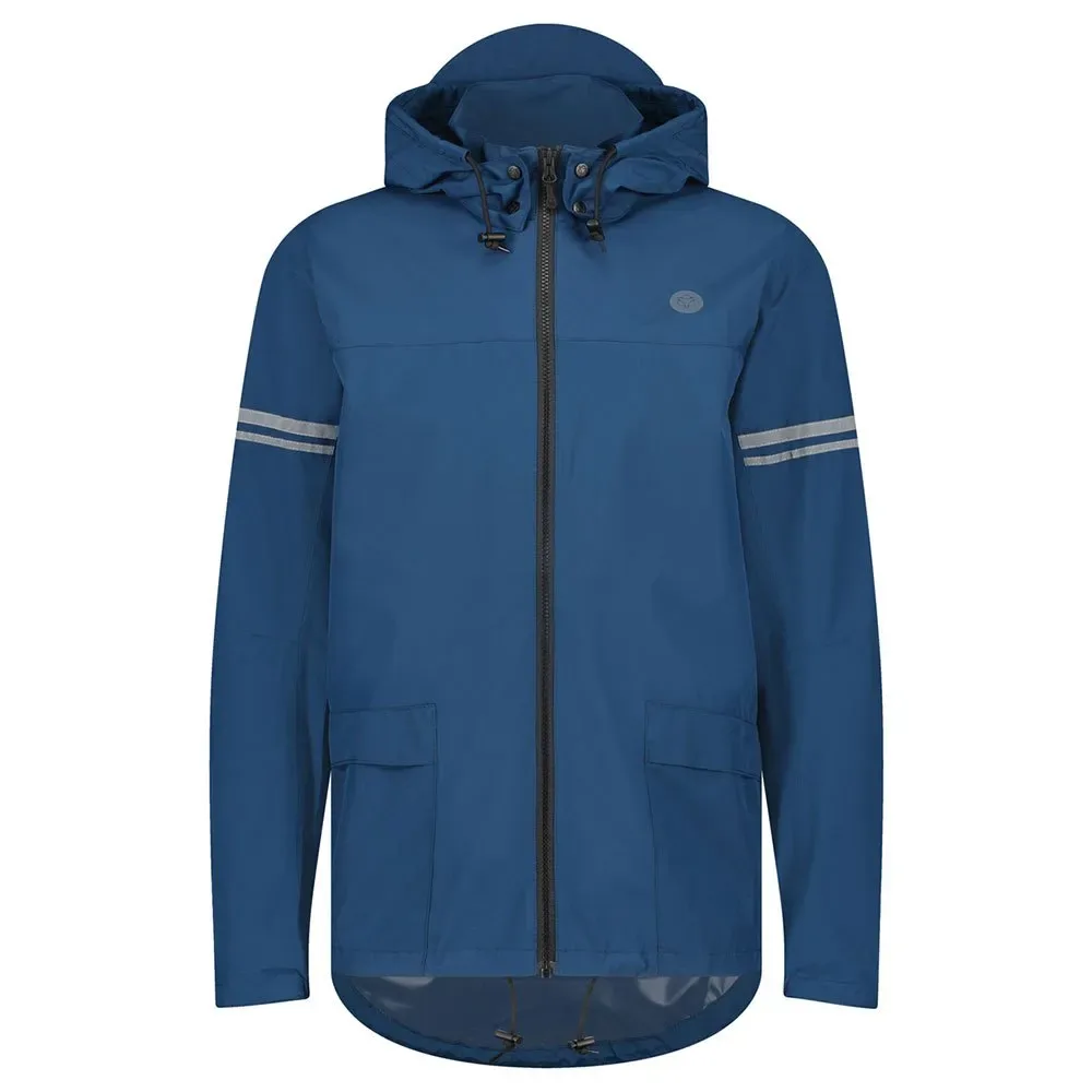 Agu Giacca Essential Rain Teal Blue - AGU - FashionsVida