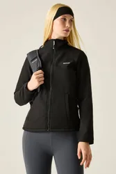 Women's Connie V Softshell Walking Jacket in Black Size: 18 - Black - Size: 18