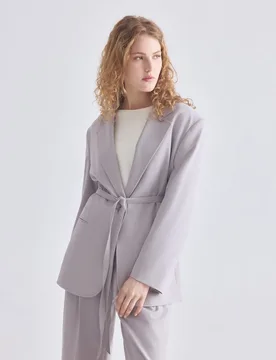 Blazer relaxed de manga larga - Boss Orange - FashionsVida