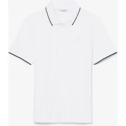 Polo de mujer de tenis elástico de manga corta