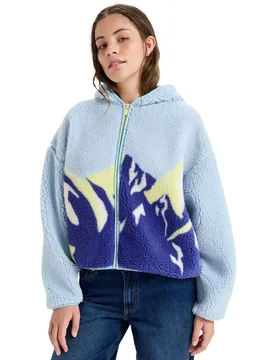 Chaqueta de mujer Chloe Kim Print Polar - Roxy - FashionsVida
