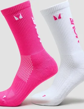 Calcetines para correr Move Club de MP (paquete de 2) - caramelo - UK 6-8 - MyProtein - FashionsVida