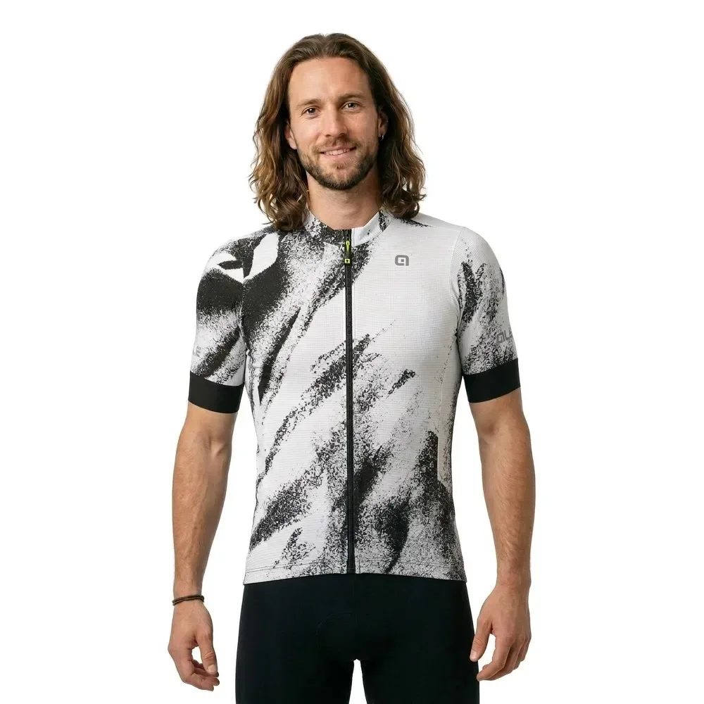 Maglia A Maniche Corte Pragma Trace White - Ale - FashionsVida
