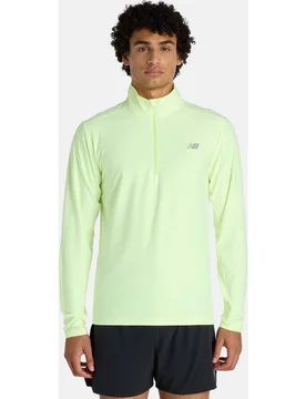 Camiseta de training de hombre Space Dye 1-4 Zip - New Balance - FashionsVida