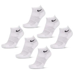 Kids Ankle 6 Pack Unisex Socks - White - Size 2 - 5 - Cotton - White - Size: 2 - 5
