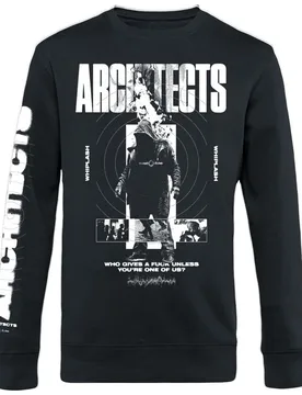 Langarmshirt - Who Gives A F*ck - S bis 3XL - für Männer - Größe XL - schwarz - Lizenziertes Merchandise! - Männer - male - Architects - FashionsVida