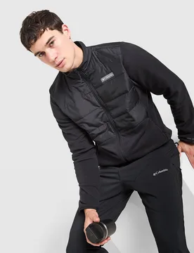 Basin Full Zip Baffle Fleece Jacket - Herren, Schwarz - male - Size: M - Columbia - FashionsVida