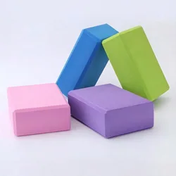 Bloque de yoga antideslizante, diseño biselado, soporte resistente, material de espuma EVA, ligero, adecuado para pilates, meditación, equilibrio, e