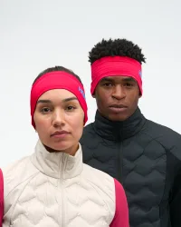ColdSnap Fleece Headband in Cerise
