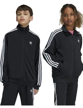 Originals Felpa Con Zip Adicolor Firebird Black 7-8 Anni - Adidas - FashionsVida