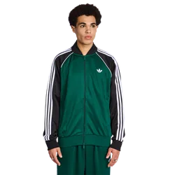 Superstar Men Track Tops - Green - Size S - Poly Tricot - Green - Size: Small
