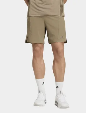 Mens Short Designed For Training Workout - Beige, beige beige Uomo taglia M 23 CM - Adidas - FashionsVida
