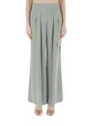 Pantalone con pinces VERDE S