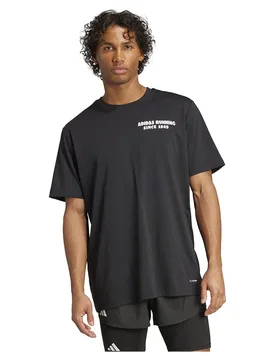 Maglietta A Maniche Corte Running Tacos Later Graphic Black XS - Adidas - FashionsVida
