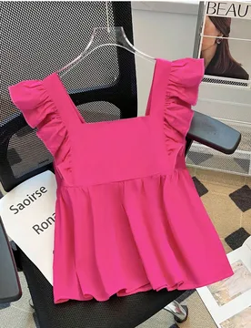 Suéter elegante y lindo de manga corta para mujer L - Shein - FashionsVida