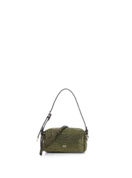 Borsa con strass BAG VERDE OLIVA U