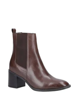 Women's 'Caroline' Ankle Boots in Chocolate Size: 4 - Chocolate - Size: 4 - Hush puppies - FashionsVida