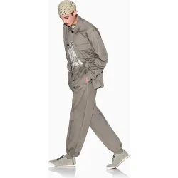 Chaqueta de hombre cuello camisero en algodón