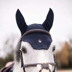 Fliegenmütze FLYSHIELD Swarovski navy Full