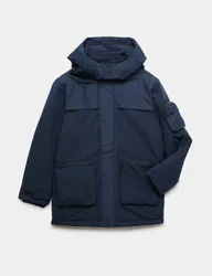 Hooded Parka Coat (6-16 Yrs) Navy male