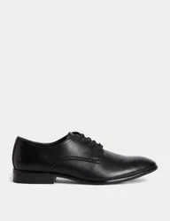 M&S Lace Up Derby Shoes Black male