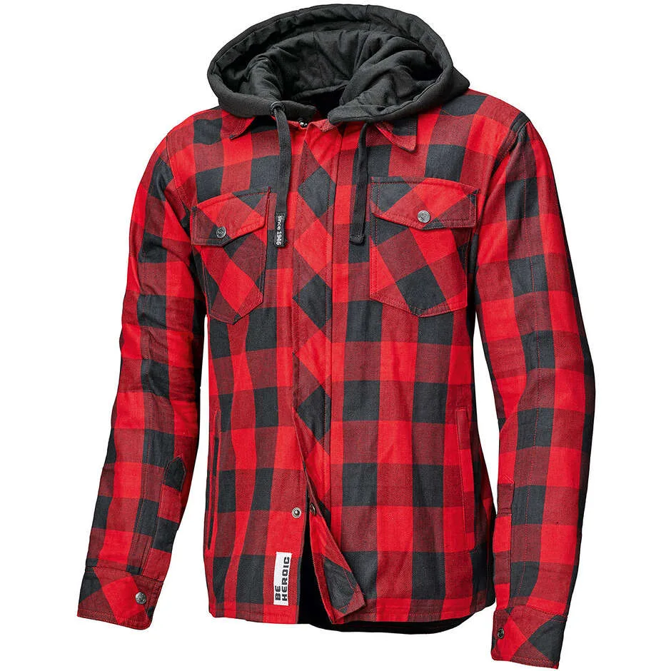 Giacca Moto Lumberjack II Nero Rosso taglia L - Held - FashionsVida