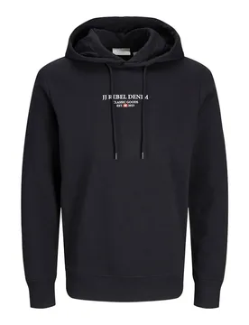 Sweat à Capuche Print Black M - Jj Rebel - FashionsVida