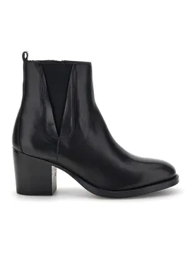 Tronchetti Neri in Pelle con Elastico a V e Tacco VB476204 36 - PITTARELLO FOCUS - FashionsVida