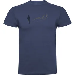 Maglietta A Maniche Corte Shadow Triathlon Denim Blue XL