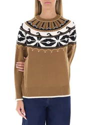 Maglione misto lana CAMMELLO M