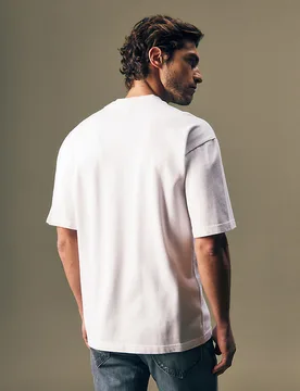 Gold Regular Tee Bright White Größe S male - Lee - FashionsVida