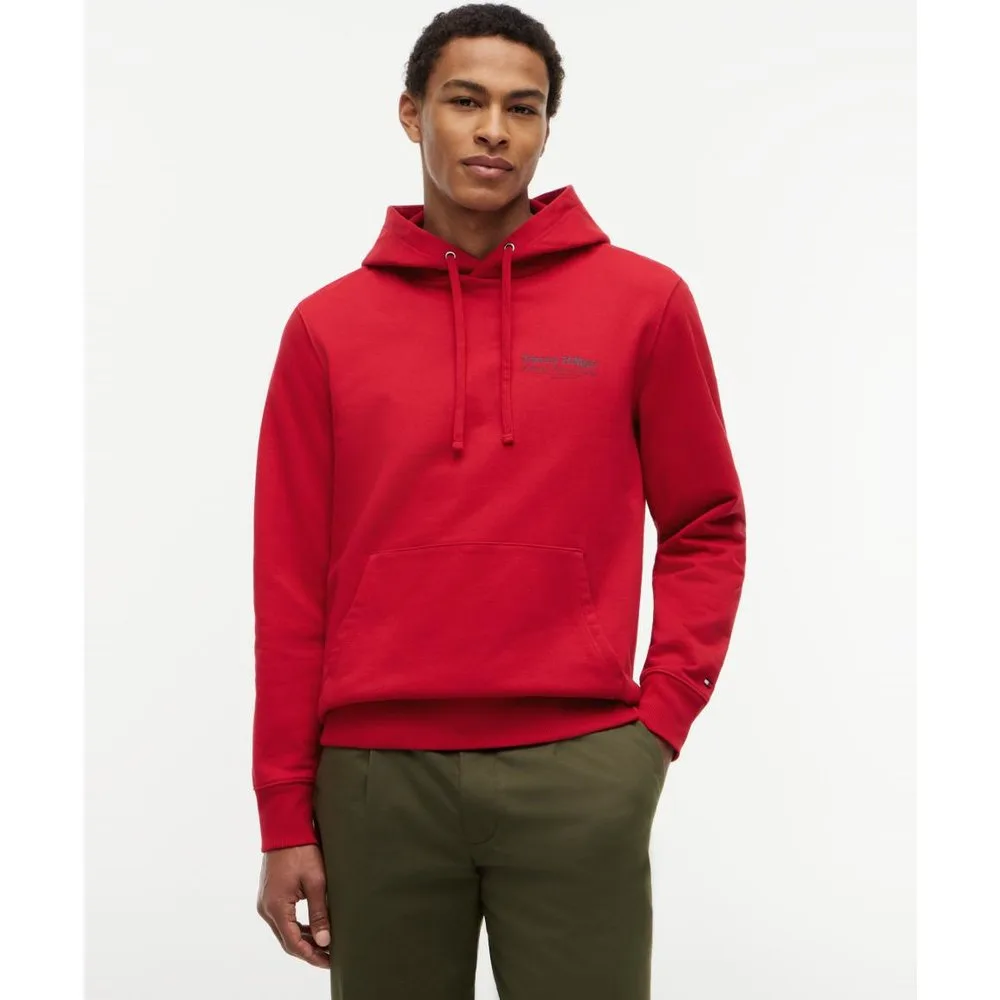 Sudadera de caballero con capucha y branding impreso - Tommy Hilfiger - FashionsVida