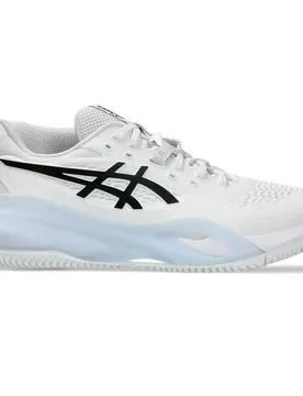 Gel-resolution X Clay Shoes White / Black UK 10.5 - Asics - FashionsVida