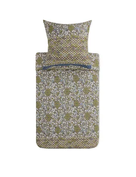 Ropa de cama de satén TIGULLIO 70x90cm/140x220cm crema beige - Bassetti - FashionsVida