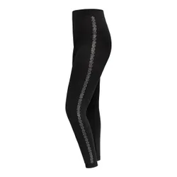 Wärme-Leggings „Schmuckstück“ schwarz L Damen