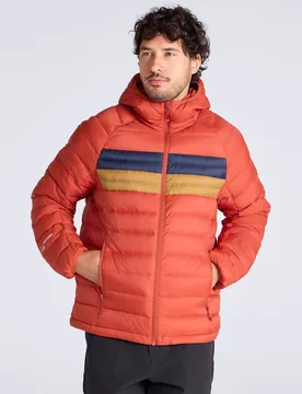 Featherpack Extreme Mens Down Packable Jacket - Orange - EMS - FashionsVida