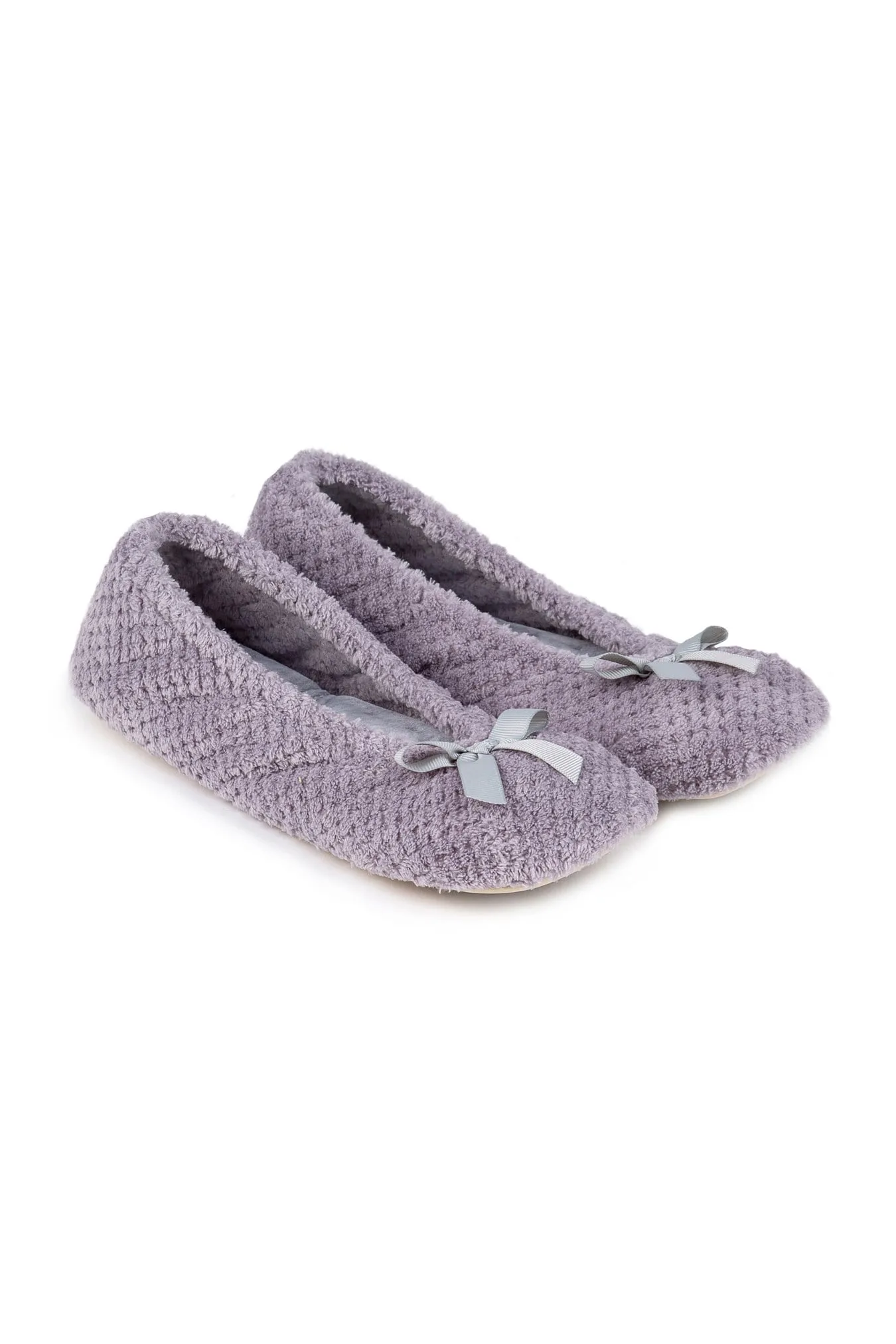 Totes Womens Popcorn Ballet Slippers - - Size: 4-5 - Isotoner - FashionsVida