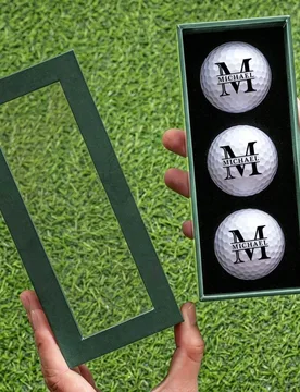 Piezas Pelotas de golf con letra personalizada, Pelotas de golf con letra personalizada, Regalos de golf para hombres, Pelotas de golf con letra perso - Shein - FashionsVida
