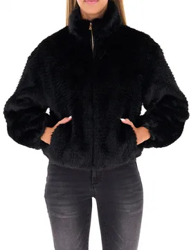 KOCCA Finta pelliccia NERO L - Kocca - FashionsVida