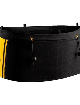 Loop Three Running Belt Black / Amber Yellow 2 unisex - Lurbel - FashionsVida