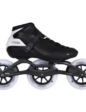Patins En Ligne Final 125 Black / White EU 46 Homme - Powerslide - FashionsVida