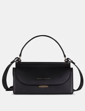 Bolso de mano con solapa sandra fleckled en piel con bandolera - Sandra Freckled - FashionsVida