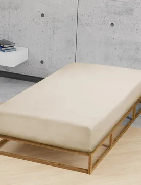 Feinjersey-Spannbetttuch kitt, 1x 90x190 cm - 100x200 cm - Biberna - FashionsVida