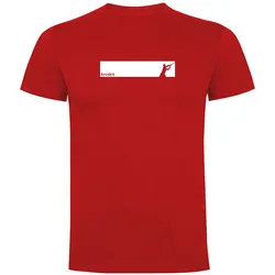 Fish Frame Short Sleeve T-shirt Red XL Men