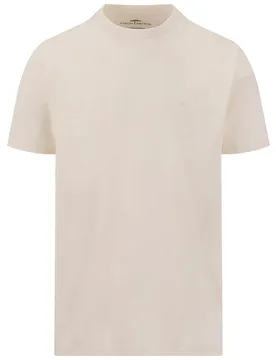 Maglietta A Maniche Corte 1611900 Snow White L - Fynch Hatton - FashionsVida
