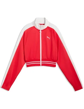 Sweat-shirt à Zip T7 Cropped For All Time Red S - Puma Select - FashionsVida