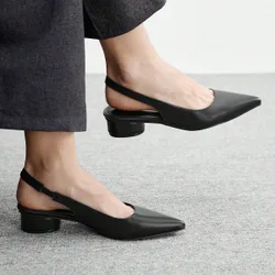 Zapatos de tacón de punta fina versátiles para mujer
