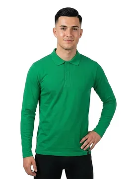 Polo à Manches Longues Crossover 20483 Grass Green M - MASCOT - FashionsVida
