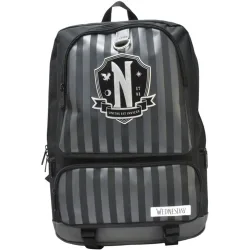 Mochila Nevermore negra Miércoles